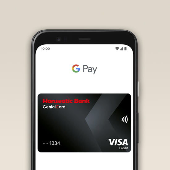 Google Pay Mit Ihrer Kreditkarte Hanseatic Bank