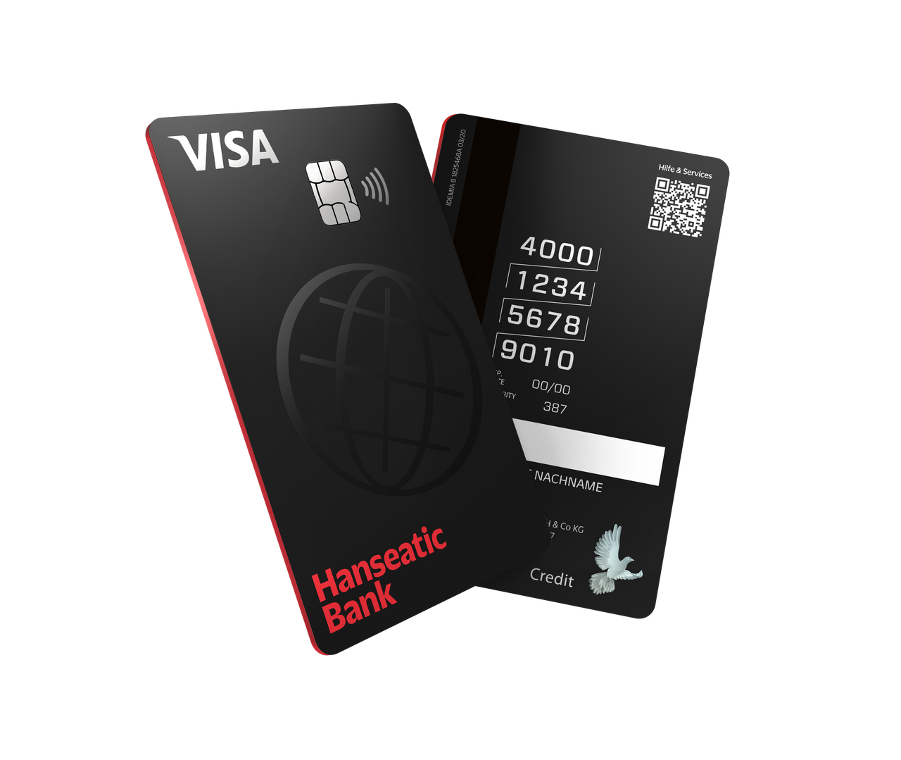GenialCard Vorderseite und Rückseite PNG