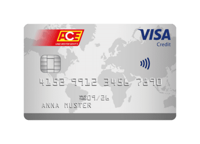 Abbildung ACE-Kreditkarte