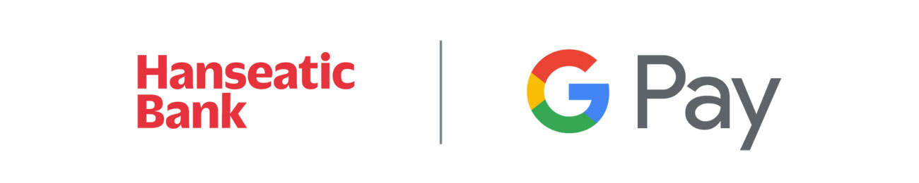 Hanseatic Bank Logo und Google Pay Logo