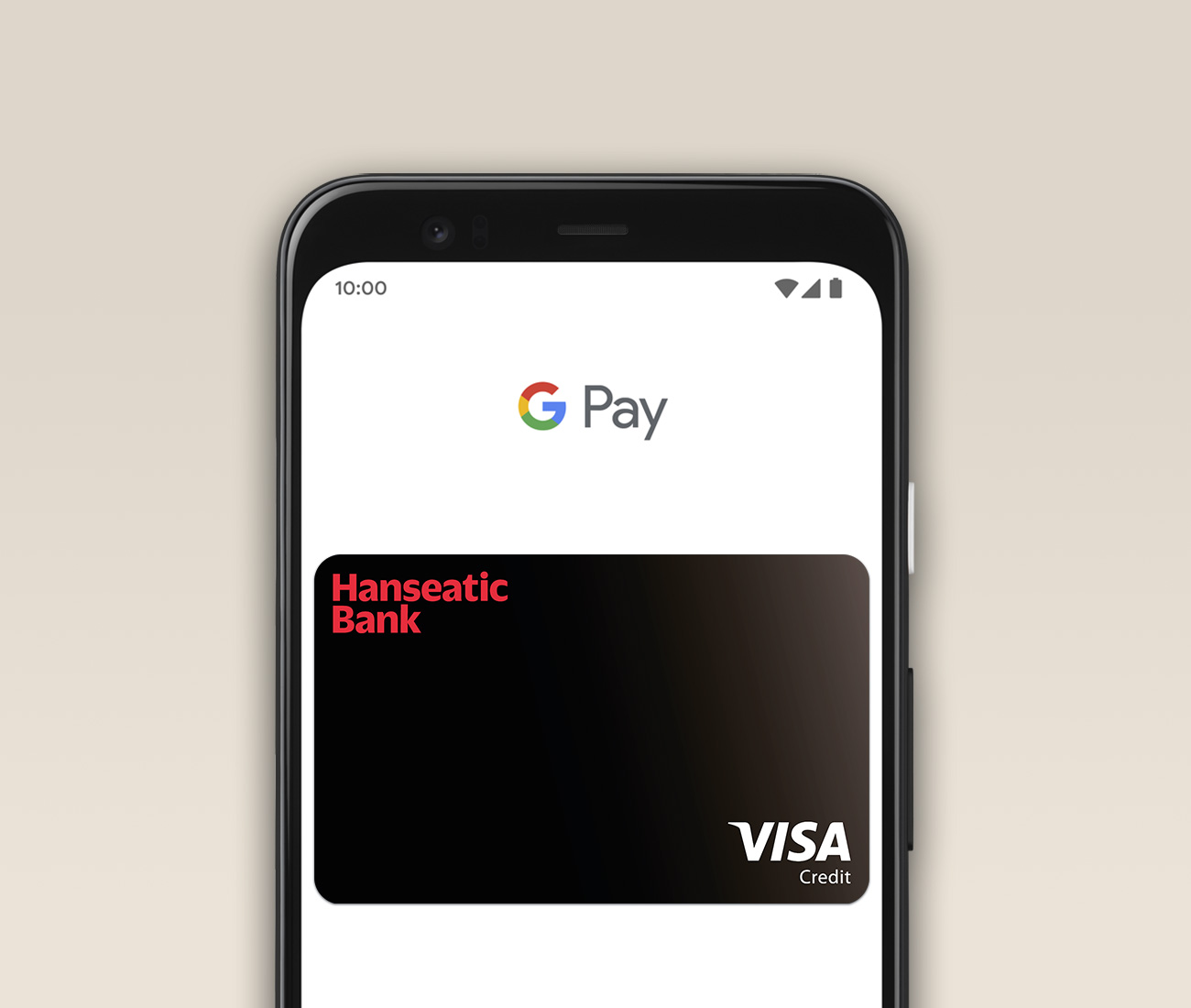 Google Pay mit GenialCard der Hanseatic Bank