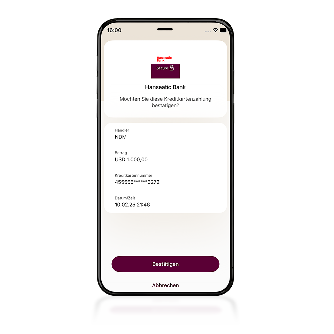 Mit unserer Secure App kannst du bequem Online-Zahlungen, Geldüberweisungen und Aufträge freigeben