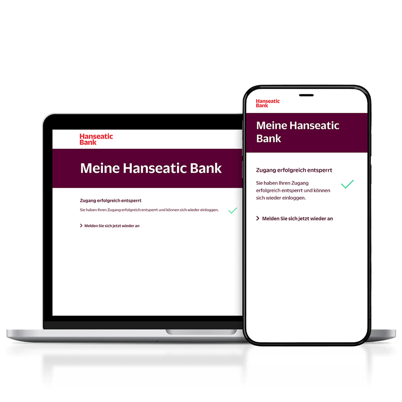 Dein Zugang zum Online Banking ist gesperrt? Kein Problem: Du kannst ihn ganz einfach selbst entsperren.