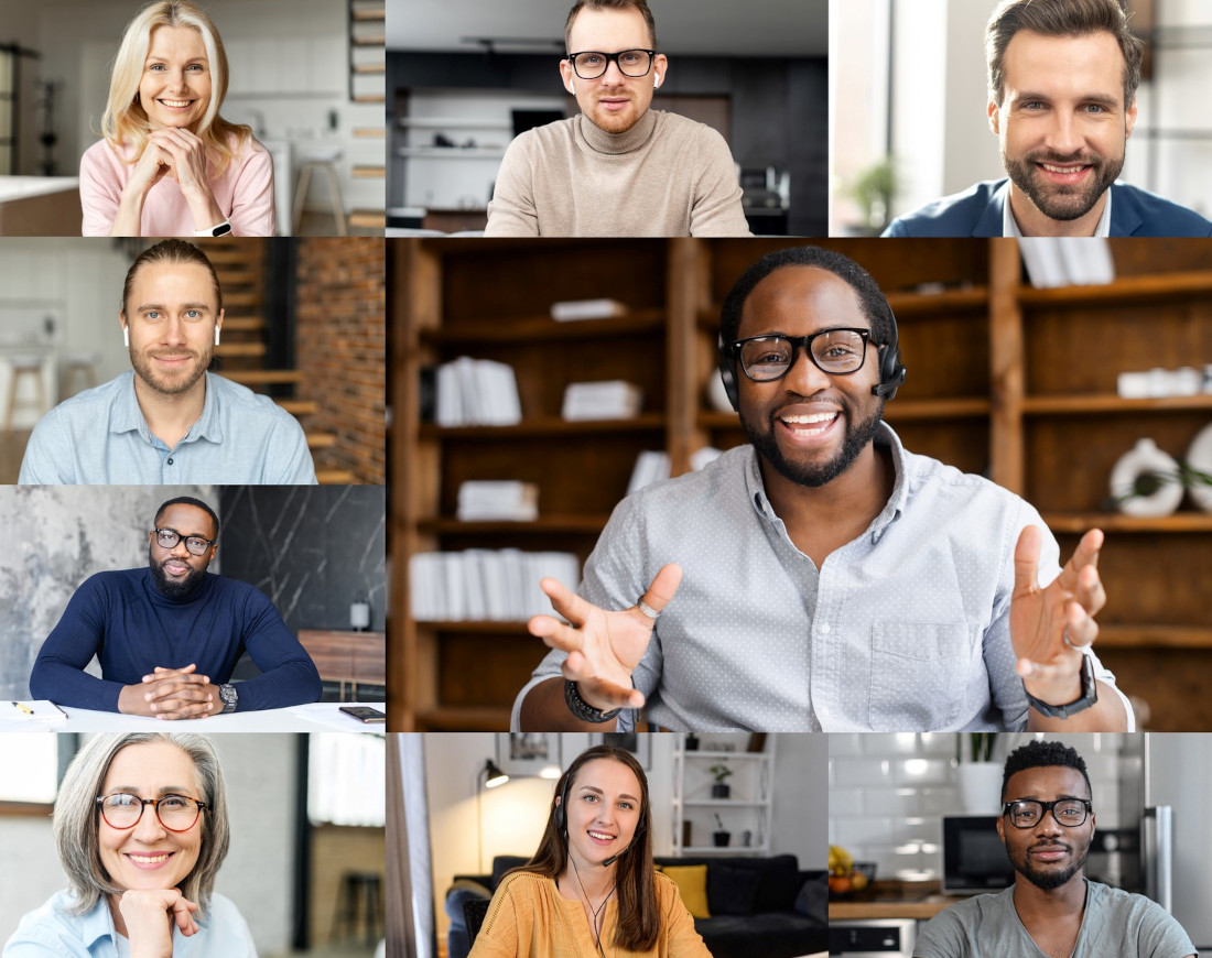 Portraits verschiedener Menschen rund um den Globus