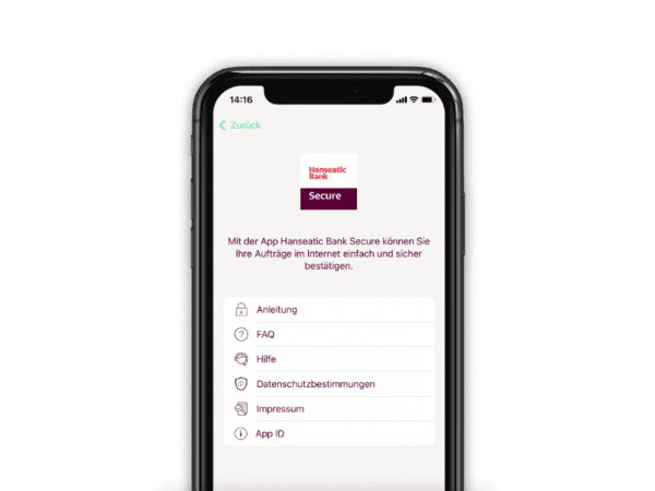 App Hanseatic Bank Secure
