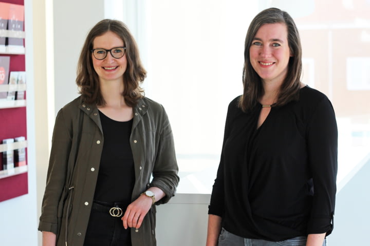 Bild: Unsere Recruiterinnen Maria Ahler und Ann Kristin Ziegelmüller