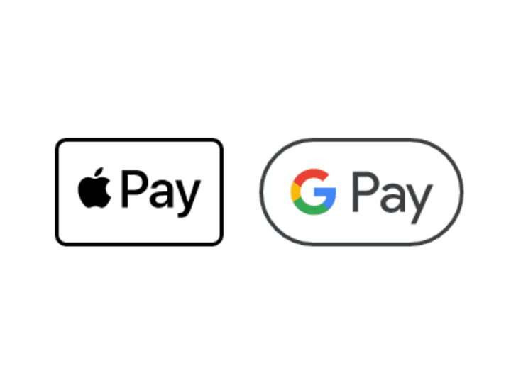 Apple Pay und Google Pay Logo