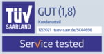 TÜV-Siegel 2021: Service Sehr Gut